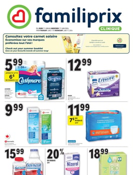 Circulaire Familiprix - Clinique Circulaire Familiprix - Clinique